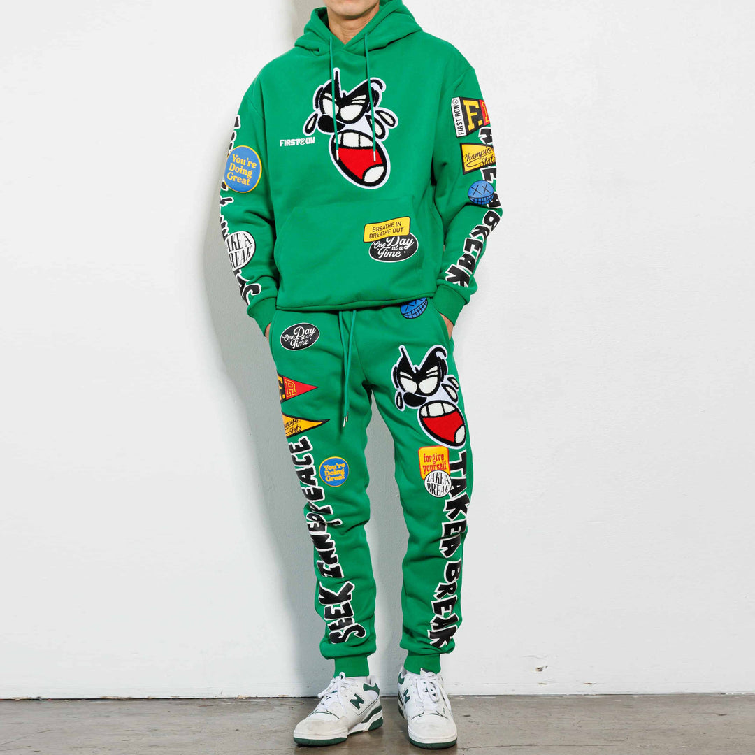 Street style cartoon personality sweatpants