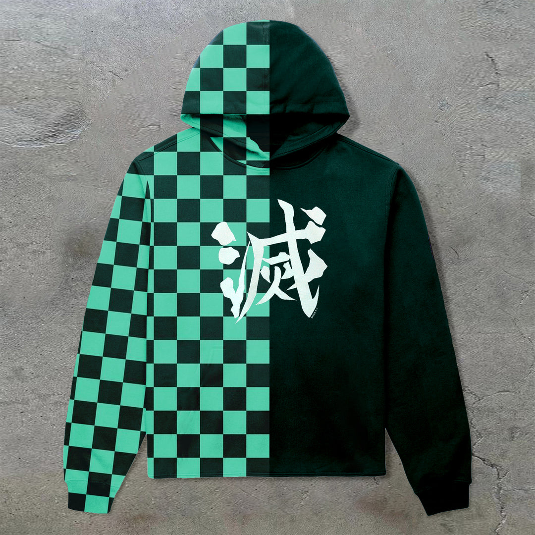 Ghost Blade Comic Contrast Hoodie - boasready