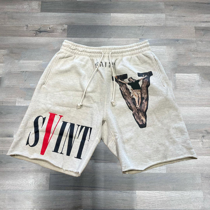 Svint Print Drawstring Shorts